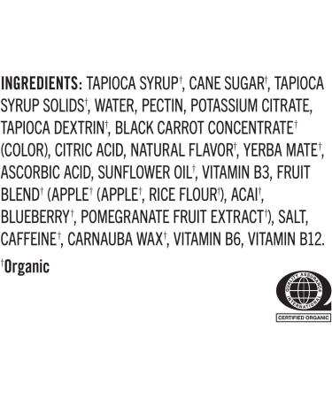 PROBAR Bolt Organic Energy Chews - Berry Blast | Non-GMO, Gluten-Free, USDA Organic, Fast Fuel Gummies (12 Count) - Buy Online on GoSupps.com