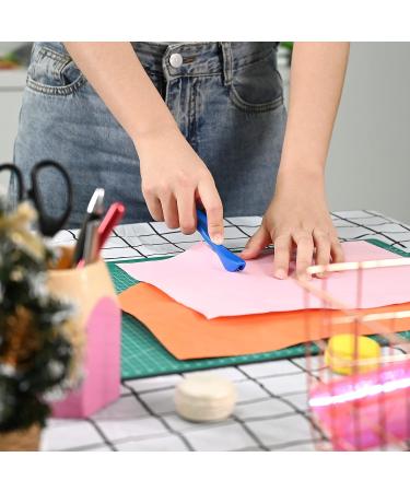 EHDIS Wrapping Paper Cutter - Backpaper Slitter & Film Cutting Tool for Adhesive Vinyl Craft, Scrapbooking - Blue (2 Pack) - Buy Online on GoSupps.com