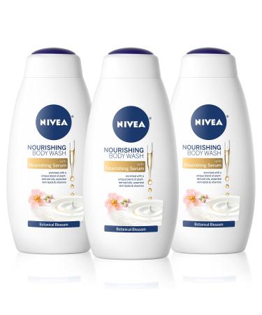 NIVEA Nourishing Botanical Blossom Body Wash Pack of 3 20 Fl Oz Bottles