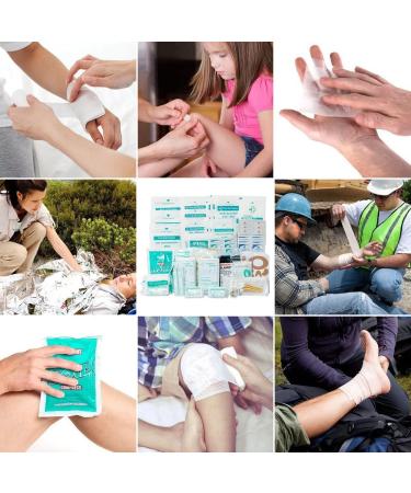 160 Piece First Aid Kit Bag Refill with Eyewash, Cold Pack, Bandages & More - Buy Online on GoSupps.com