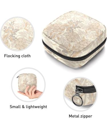 Womens Bonds Storage Pockets Stillpad Holder - Light Brown Floral Portable Period Kit for Girls & Women - Buy Online on GoSupps.com