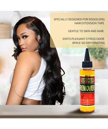 Tape Extensions Remover Tape Remover Hair Extensions Tape Hair Extension Remover Hair Tape Remover Suitable for Lace Wig Glue Adhesive or Hair Extension Tape (Gentle on Skin and Hair/Easy to Clean) - Buy Online on GoSupps.com
