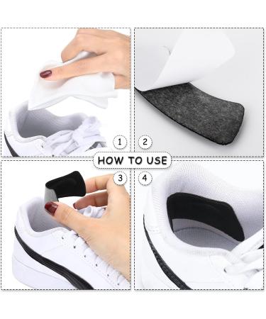 ProusKy 6-Piece Heel Cushion Inserts - Black Heel Grips for Loose Shoes - Self-Adhesive, Anti-Slip Foot Insoles for Women and Men - Buy Online on GoSupps.com