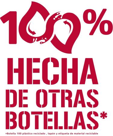 Lanjar n Set of 6 mineral water bottles 100% recycled plastic Natural 1.25 l - Buy Online on GoSupps.com