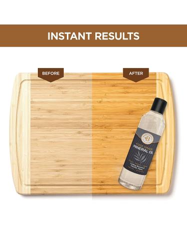 Food Grade Mineral Oil for Cutting Board Maintenance - 8 oz - Buy Online on GoSupps.com