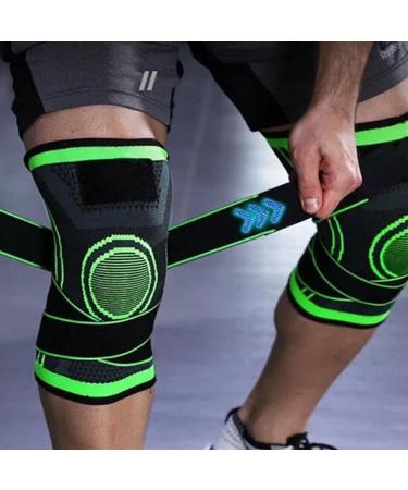 Hutena Pro Knee Brace Support - Compression Sleeve for Men & Women X-Large Black | Ideal for Running & Fitness - Buy Online on GoSupps.com