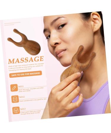 Healvian Green Sandalwood Portable Hair & Face Massage Device | Household Head & Face Massage Tool - Buy Online on GoSupps.com
