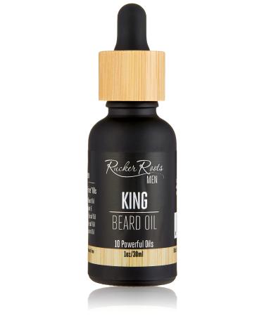 Rucker Roots x King Beard Oil | Nut Free Oils| 10 Powerful Oils| Moisture Lock| Smooth & Shiny| For Healthy Hair Growth|