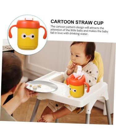 TOYANDONA Children's Water Cup Kids Straw Cup Kids Water Cup Kids Stainless Steel Cup with Straw Baby Sippy Cup Baby s First Straw Cup Baby Trainer Cup Toddler Cup Baby Water Cup Kids Cup Yellow 12X12X12CM - Buy Online on GoSupps.com