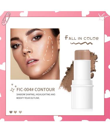 Go Ho 3D Wonder Stick Contour & Lip Cream-to-Powder Makeup - 004 Contour - Buy Online on GoSupps.com