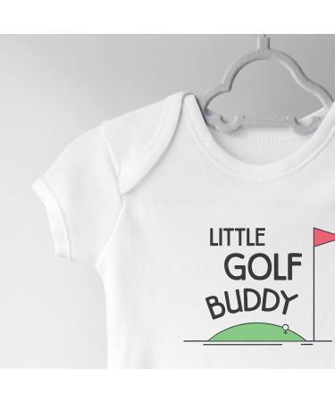 Hippowarehouse Little Golf Buddy Baby Vest Bodysuit | Short Sleeve for Boys and Girls - Buy Online on GoSupps.com