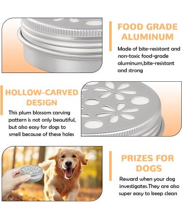 8PCS Dog Scent Work Tins Kit Aluminum Dog Scent Training Jar Dog Scent Training Box Dog Nose Smell Training Container Agility Scent Training Equipment for Dog Nose Training - Buy Online on GoSupps.com