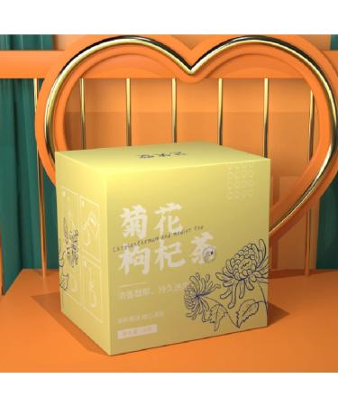 DEWIN Tea 10 Count Tea Chrysanthemum Flower Leaves Wolfberry Hot Cold Brew Triangle Bag for Home Office - Buy Online on GoSupps.com