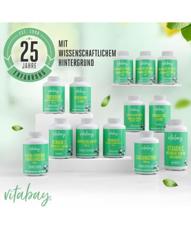 Buy Vitabay Ginkgo Biloba 6000 mg - 180 Capsules | 24% Flavone 6% Lactone | High-Quality Lab-Tested | International Shipping Available - Buy Online on GoSupps.com