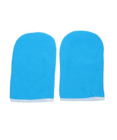 minkissy 1 Pair Care Washable Wax Mitts Nourishing Hand Gloves Care Wax Gloves Hand Moisturizing Gloves Wax Hand Care Gloves Wax Nursing Gloves Hot Paraffin Mitten Flannel