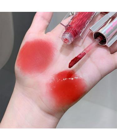 Moisturizing Liquid Lipstick Double-ended Matte Lip Gloss with Clear Lip Oil Mirror Finish Long Lasting Waterproof Gift Set for Girls and Women (2 Colors) - Buy Online on GoSupps.com