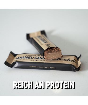 Barebells Protein Bar - Delicious Caramel Cashew - 20g Protein Sugar-Free Palm Oil-Free - 12 x 55g - International Shipping Available - Buy Online on GoSupps.com