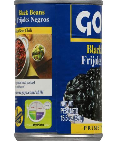 Goya Premium Black Beans 15.5 Oz - Authentic and Delicious - Pack of 1 - Buy Online on GoSupps.com