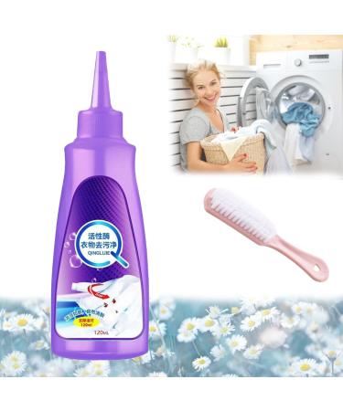 BioSwipe Active Enzyme Laundry Stain Remover - Active Enzyme Stain Remove Fast Laundry Stain Remover White Shirt Guardian Garment Stubborn Stain Cleaner Oil Remover (1PC)