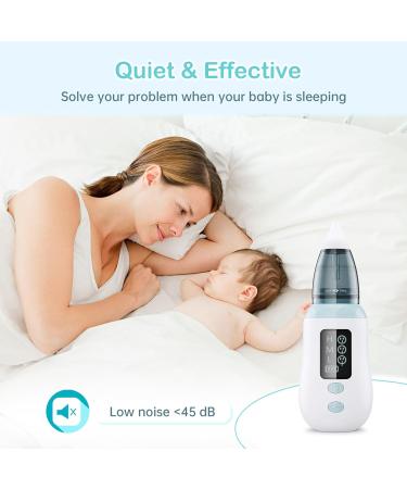 Baby Nasal Aspirator Baby Nasal Aspirator with 3 Suction Levels Electric Baby Nasal Aspirator with 4 Reusable Suction Nozzles - Buy Online on GoSupps.com
