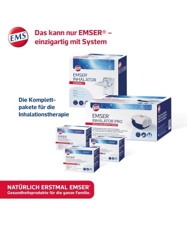 Emser Inhalation Solution Hyperton 8% - Natural Salt for Cystic Fibrosis & Bronchiectasis | 20 Ready-to-Use Ampoules (5ml) - Buy Online on GoSupps.com