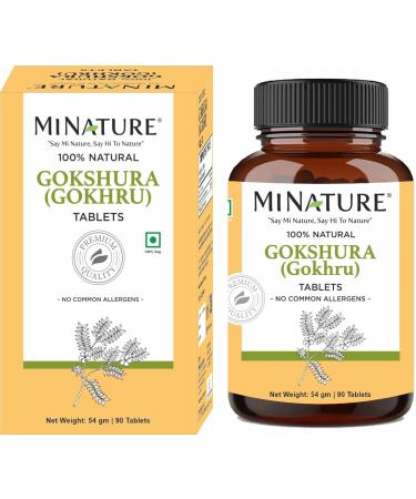 minature Gokshura (Tribulus Terrestris) Tablets - Pure Plant Based Herbal Supplement | Natural & Gluten Free | 90 Count 45 Day Supply - Buy Online on GoSupps.com