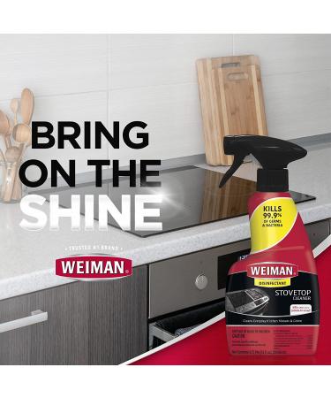 Weiman Glass Cooktop Cleaner - 12 Ounce - Streak-Free Shine - (Pack of 1) - Buy Online on GoSupps.com