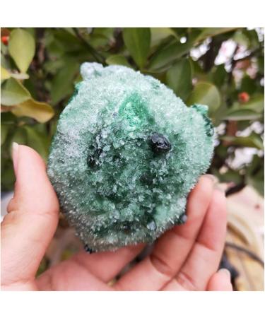 Room Decoration Natural Crystal Rough Quartz Cluster Natural Green Phantom Specimen Cluster Green Ghost Flower Fengshui Decoration - Buy Online on GoSupps.com