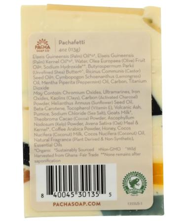 Buy PACHA SOAP Pachafetti Bar Soap 4 OZ - Natural Ingredients Eco-Friendly | Shop Internationally - Buy Online on GoSupps.com