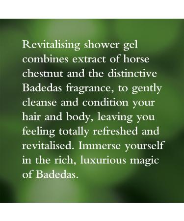 Badedas Revitalising Shower Gel Shampoo & Conditioner 200ml (PACK OF 6) 6.77 Fl Oz (Pack of 6) - Buy Online on GoSupps.com