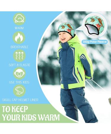 ICOCOPRO Winter Bicycle Hat for Kids | Unisex Warm Cap Under Helmet | Sports Windproof Running Hat | Perfect for Outdoor Activities | Fits 52.0 cm - Buy Online on GoSupps.com
