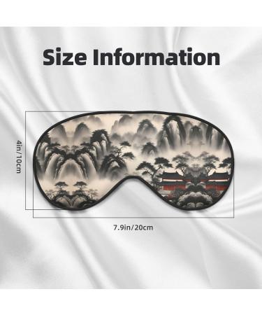 Buy Landscape Painting Print Eye Mask - Ultra-Soft Light-Blocking for Comfort & Restful Sleep | International Shipping - Buy Online on GoSupps.com