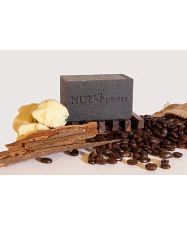 Organic Colloidal Silver Soap with Coffee & Cinnamon Oils - 4 oz Bar for Germ-Fighting & Exfoliation - Buy Online on GoSupps.com
