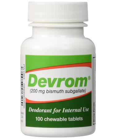 Devrom Tablets Bottle of 100 Tablets new and old package alternate - Buy Online on GoSupps.com