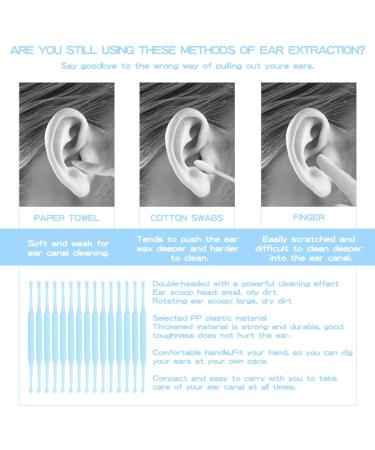 FERCAISH 15 Pcs Disposable Ear Pick Plastic Cleaner for Personal & Animal Care - Blue - Buy Online on GoSupps.com