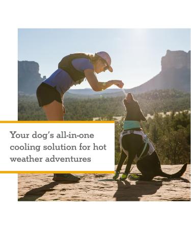 Luffwear Swamp Cool Dog Harness & Handle - Adjustable Light Running Gear for Pets Keeps Cool Graphite Gray (X-Small 43-56cm) - Buy Online on GoSupps.com
