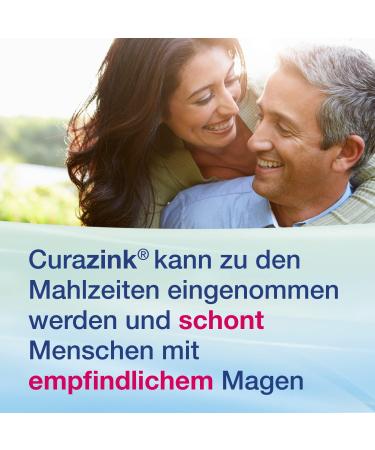 Curazink Hard Capsules - 15mg Zinc for Clinically Secured Zinc Deficiency - 20 Pack - Buy Online on GoSupps.com