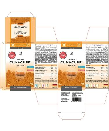 Buy Original Lemon Pharma Curcumin Cumacure Capsules - Vegan 540 Pieces (6 Packs of 90) for Maximum Health Benefits | International Shipping Available - Buy Online on GoSupps.com