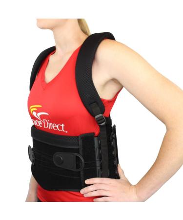 Posture Correcting TLSO Back Brace- Back Straightener Brace for Kyphosis Mild Scoliosis Support & Hunchback or Lordosis Spine- Men and Women- L0456 L0457 L-XL