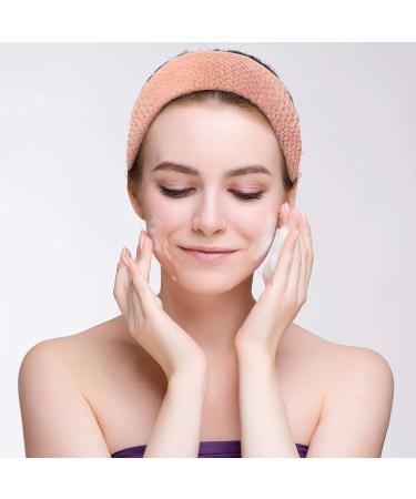 Chuangdi 3 Piece Microfiber Spa Headbands for Women - Soft Elastic Hair Bands for Sports, Yoga, Shower - Facial Headbands for Makeup and Washing Face - Buy Online on GoSupps.com
