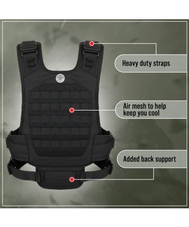Alpha Six Baby Carrier - Tactical Black | All Day Comfort for Infants and Toddlers - Buy Online on GoSupps.com