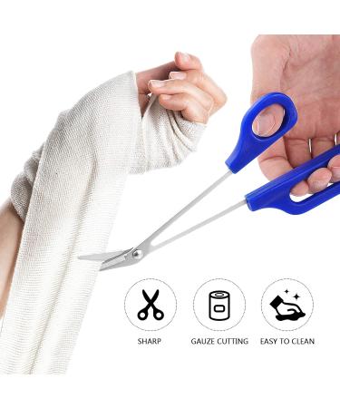 Frcolor Long Handle Toenail Scissor Clippers for Thick Nails - Easy Reach Toenail Scissors for Elderly - Ergonomic Cuticle Trimmer for Women and Men - Buy Online on GoSupps.com
