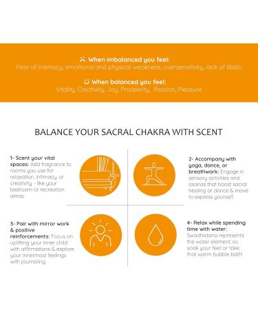 Sacral Chakra Essential Oil Roll-On by Aromafume | 10ml Aromatherapy for Chakra Balance | Orange & Patchouli | Meditation Yoga Reiki - Buy Online on GoSupps.com