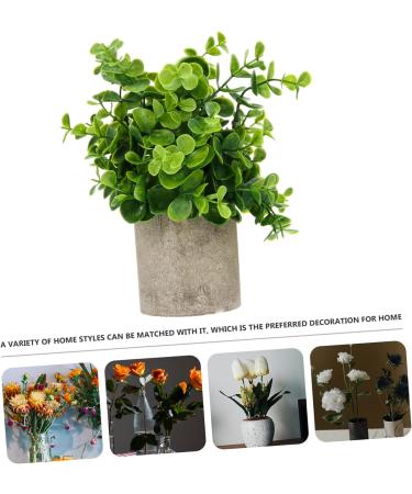 Zerodeko 5 Pcs Simulated Potted Plant Artificial Bonsai Small Greenery Decor Mini Fake Plant Fake Plant Decor Plastic Plant Pots Artificial Flower Pulp Potted Plants Green Plants As Shownx5pcs 22x8cmx5pcs - Buy Online on GoSupps.com