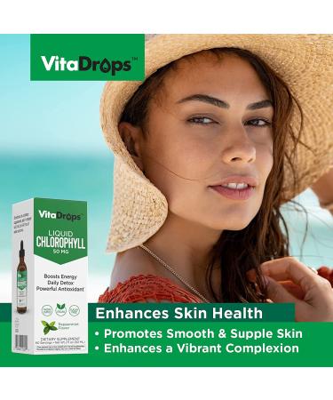 Vita Drops Liquid Chlorophyll - Weight Loss & Detox Support - Peppermint Flavor - 2 Fl Oz - Buy Online on GoSupps.com