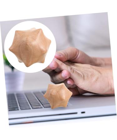 Sewacc Thai Hand Massager - Chinese Gymnastics Massage Globe Balls for Palms | Baoding Ball Training Handbook - Mahogany - Buy Online on GoSupps.com