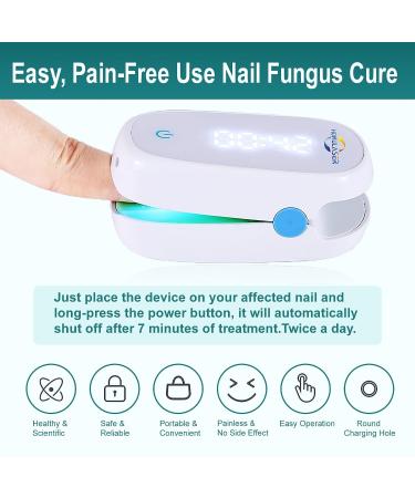 Touchscreen Nail Fungus Laser Treatment Device - Targets Damaged Toenails - Onychomycosis Treatment - Buy Online on GoSupps.com