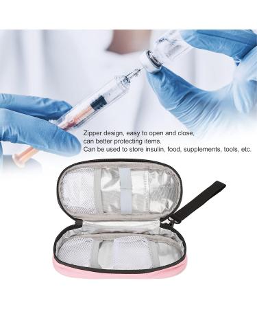 Insulin Cooler Bag - Diabetic Cooling Case for Travel - Pink - Buy Online on GoSupps.com