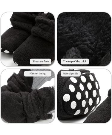 EDOTON Unisex Newborn Winter Boots - Warm & Non-Slip 12-18 Months Black - Buy Online on GoSupps.com