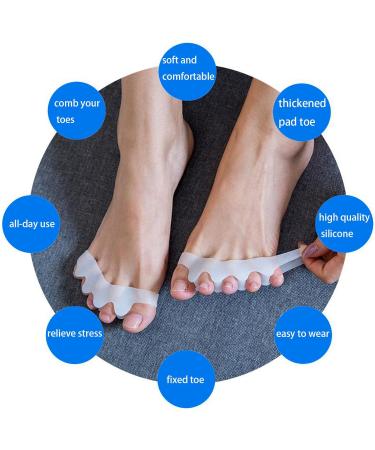 Toe Separator 6 PCS - Bunion Corrector Spacers for Men & Women | Restore Toe Shape - Blue - Buy Online on GoSupps.com